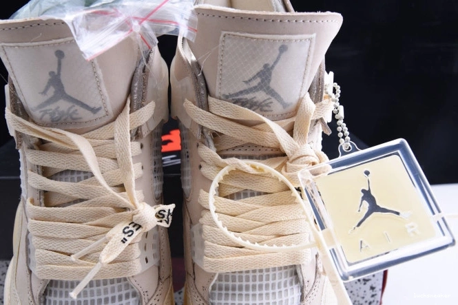Reps LUCY CV9388-100 x Off-White Sail Jordan 4 Air 0815